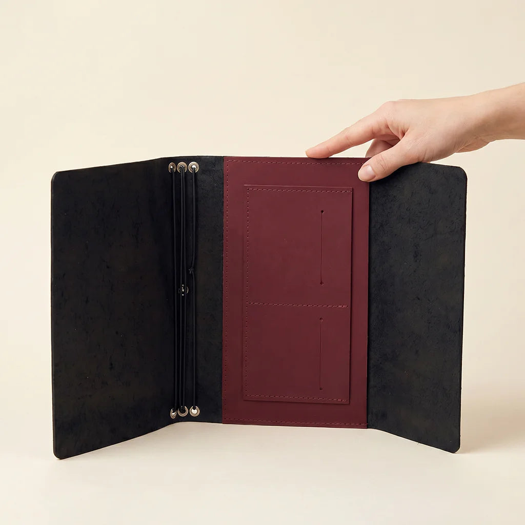 Leather Planner Cover A4