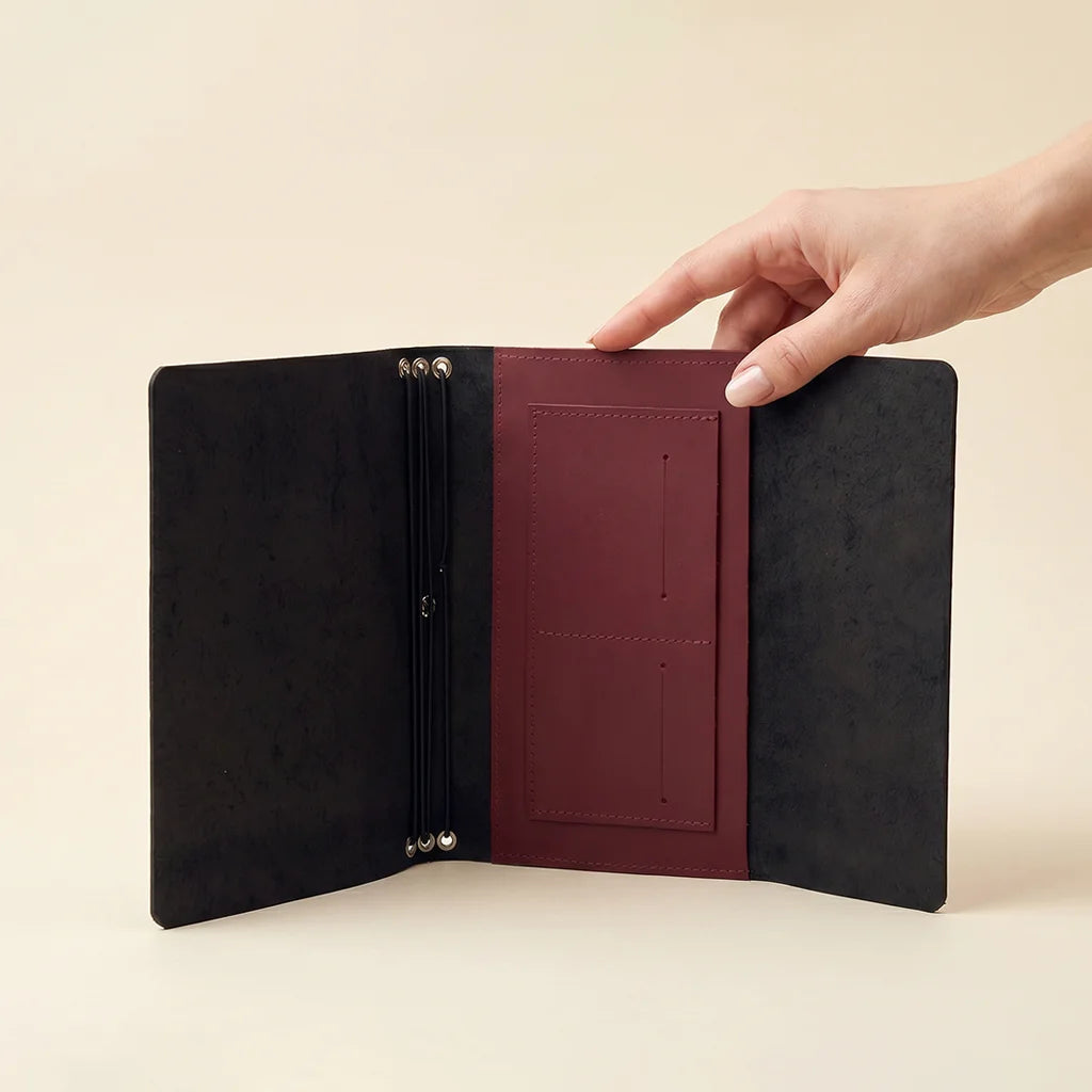 A5 Leather Notebook Case
