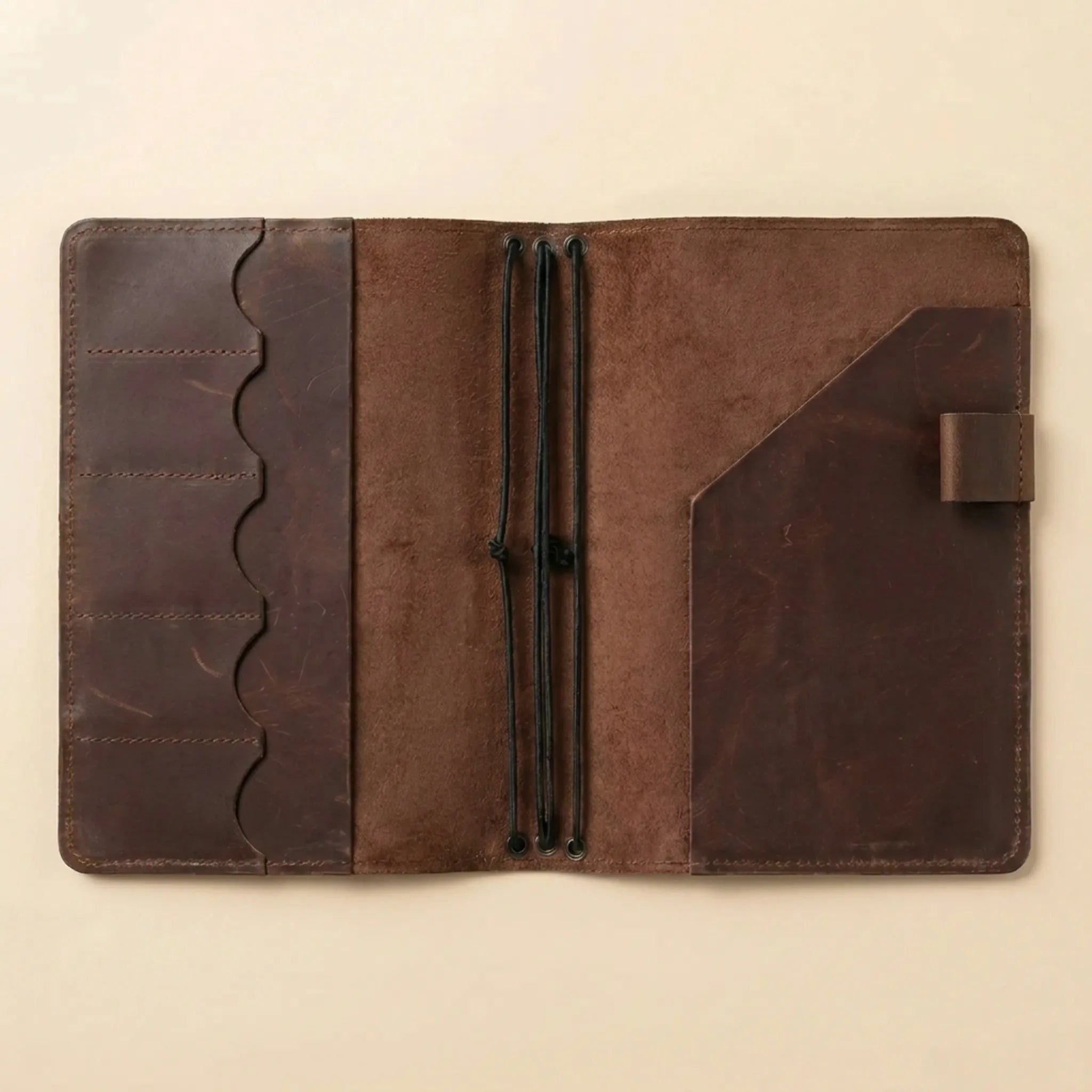 Premium leather writing companion designed for notes, goals, and ideas