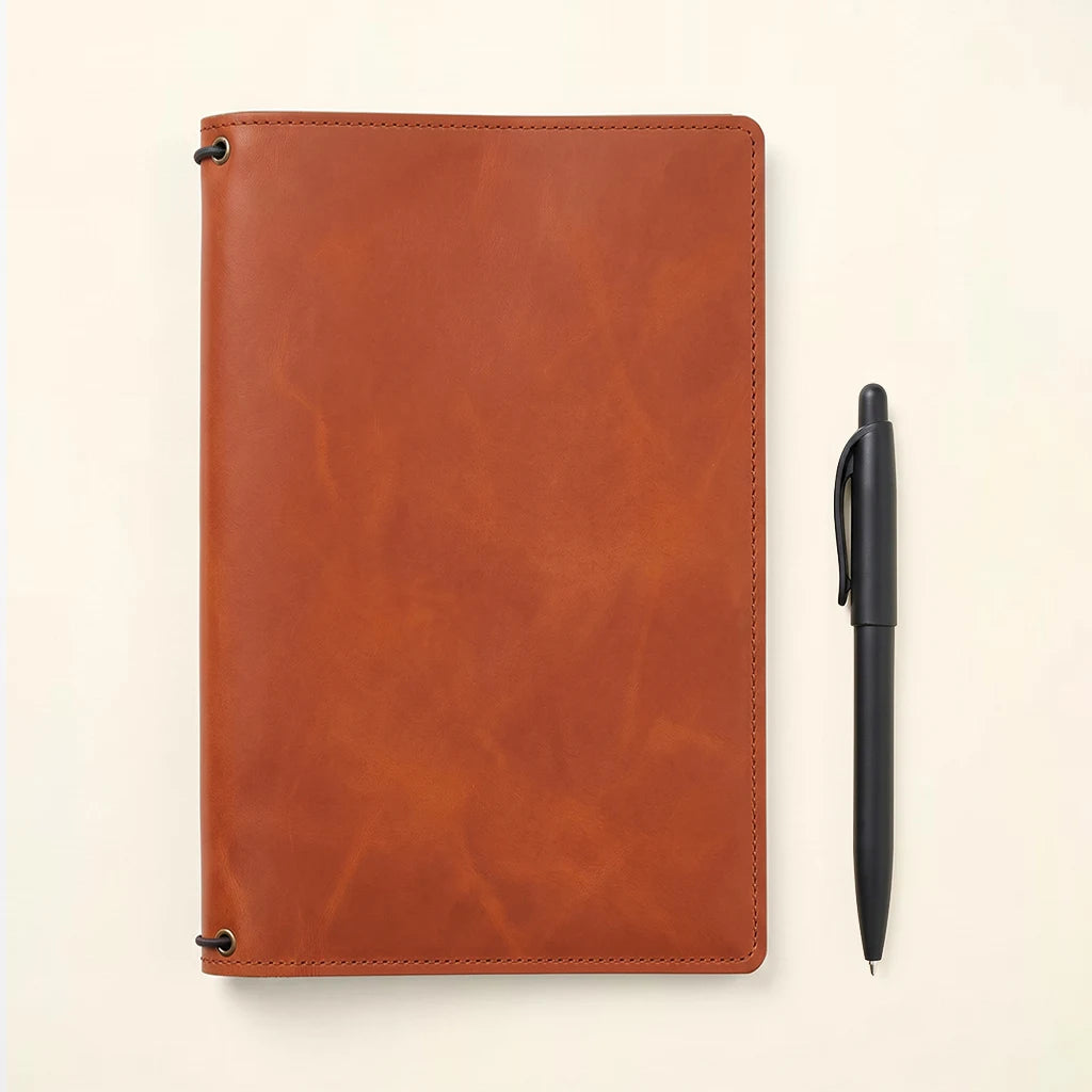 Stylish notebook cover crafted for travelers, students, and creative professionals.