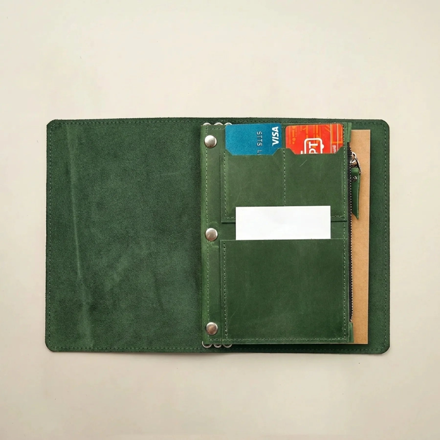 Forest green lunessa_leather_insert_1
