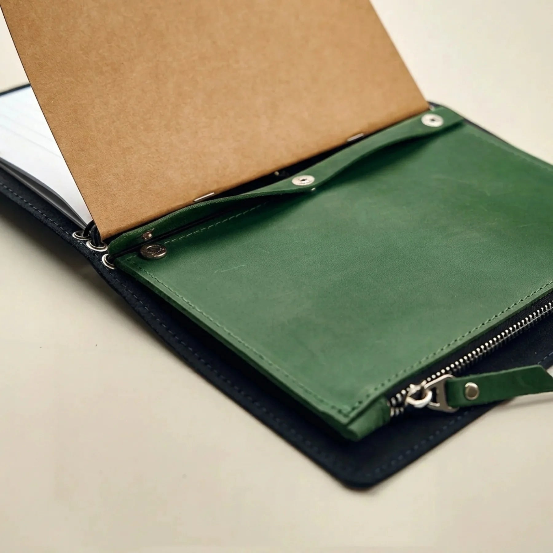 Forest green lunessa_leather_insert_1