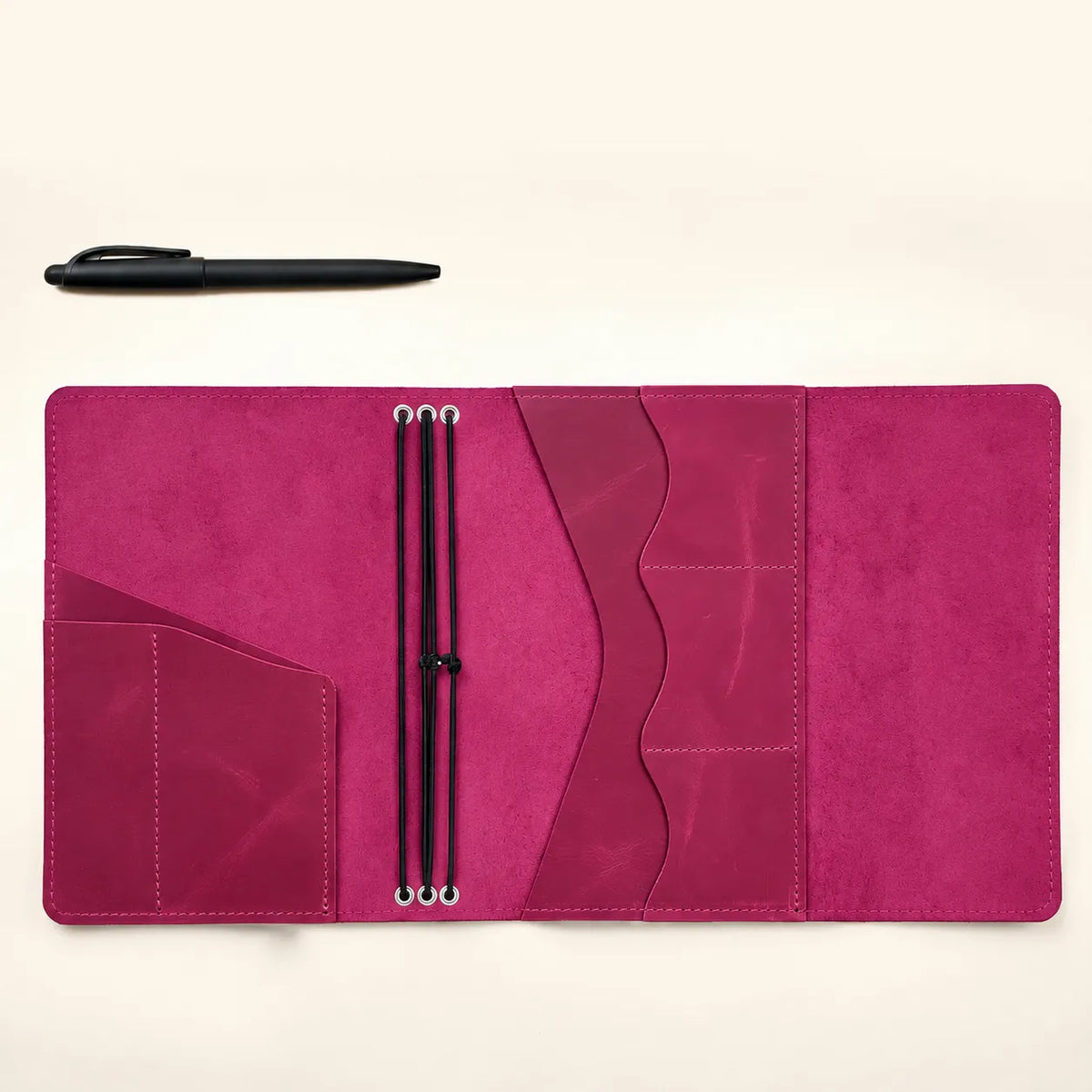 Premium natural Crazy Horse leather cover designed for everyday journaling and writing.