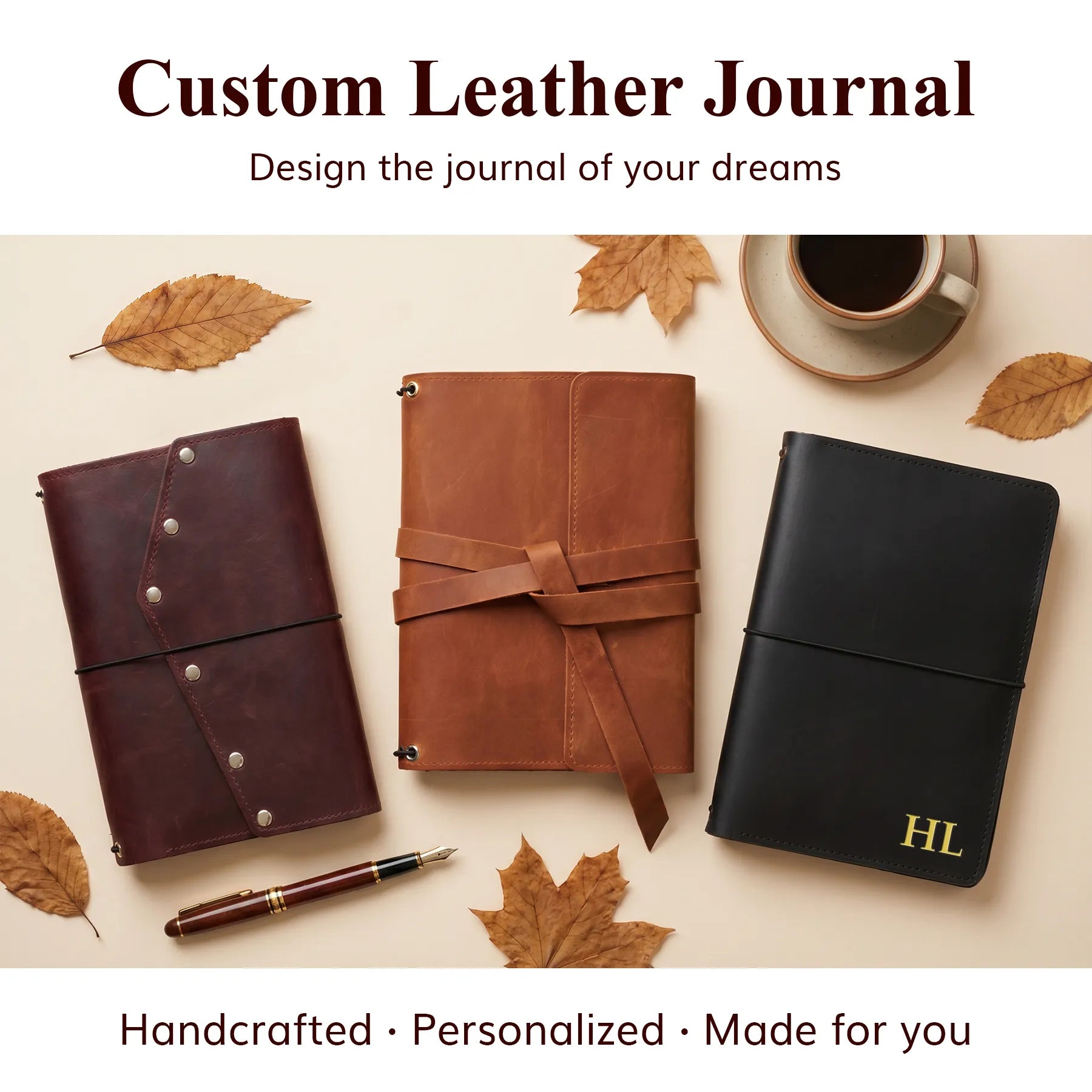 Custom Leather Journal Cover