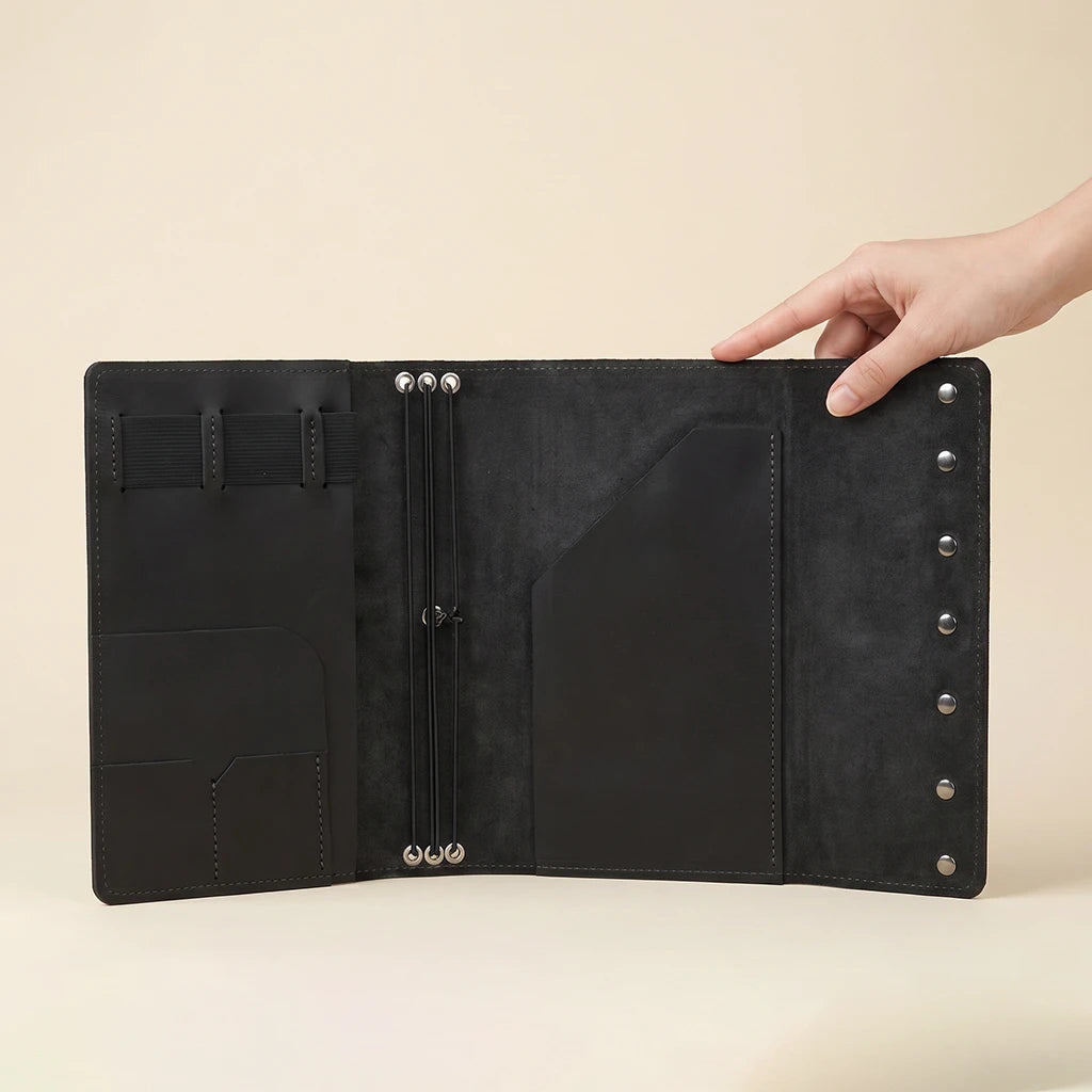 Notebook Cover with Pen Loops