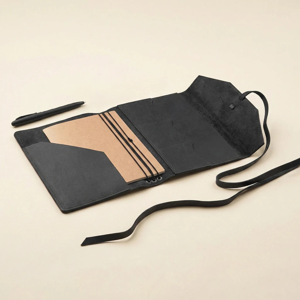 Black A5 Journal Cover