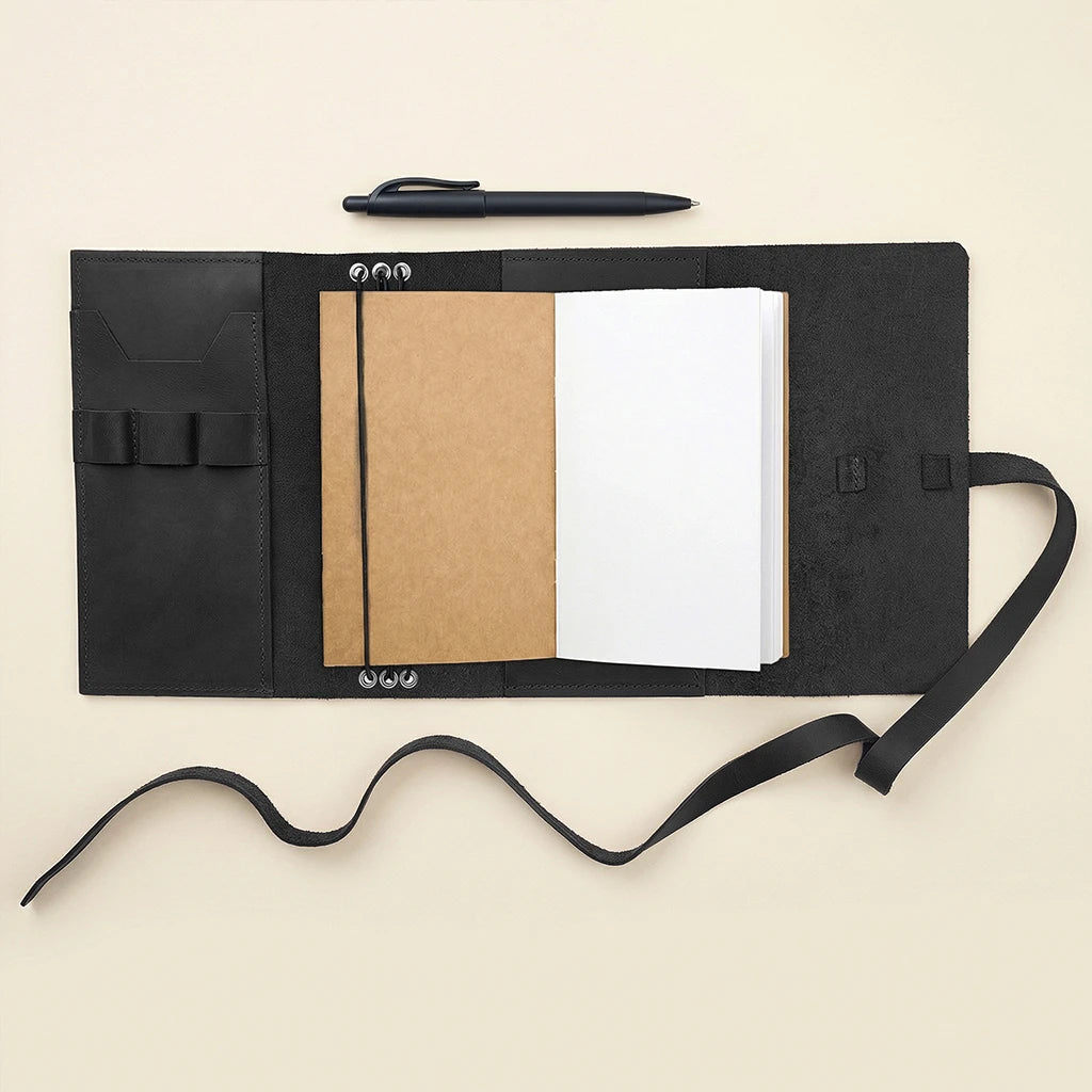 A5 Black Notebook Cover