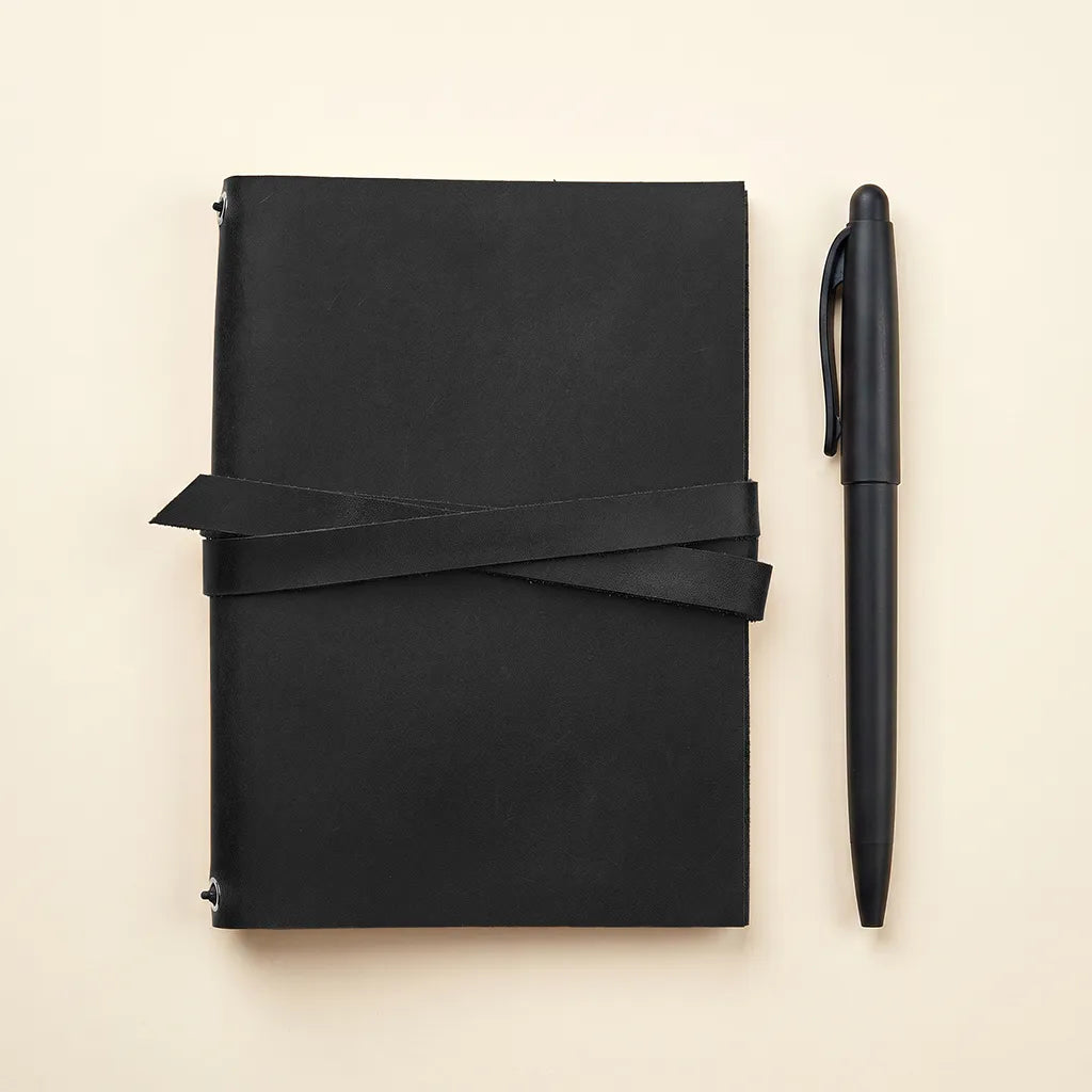 Engraved Black Journal