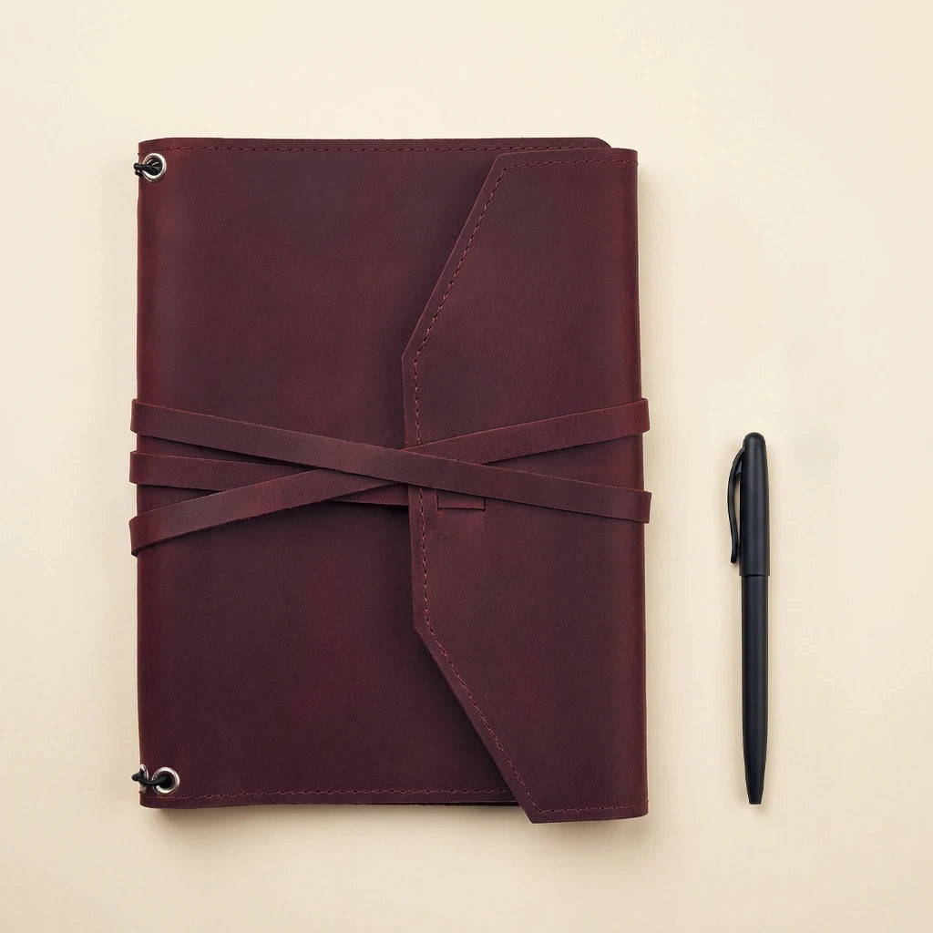 A4 Leather Notebook