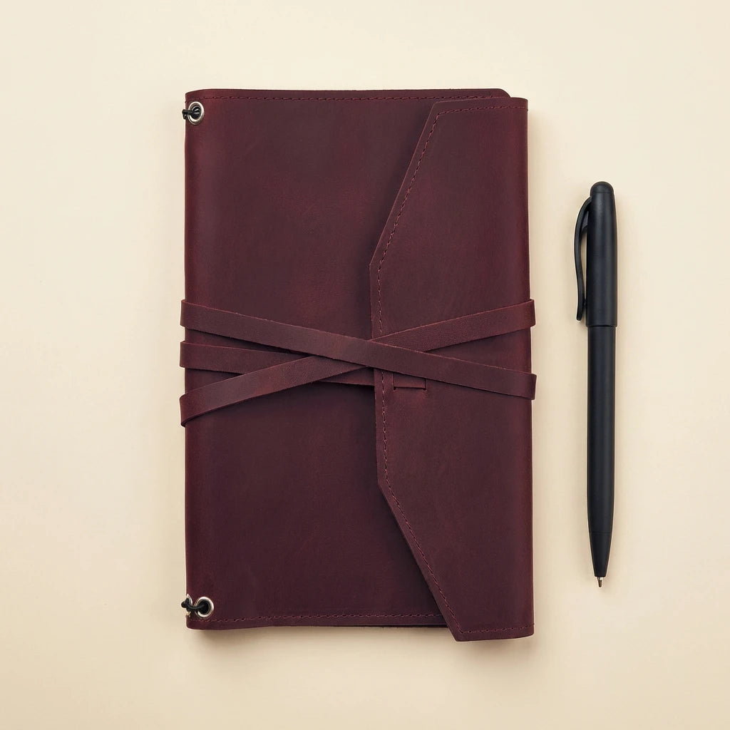 Monogrammed Leather Journal