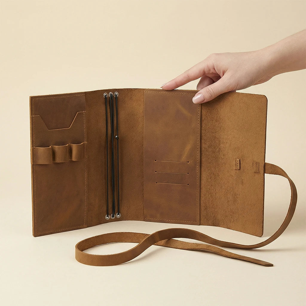 Leather Sketchbook Cover