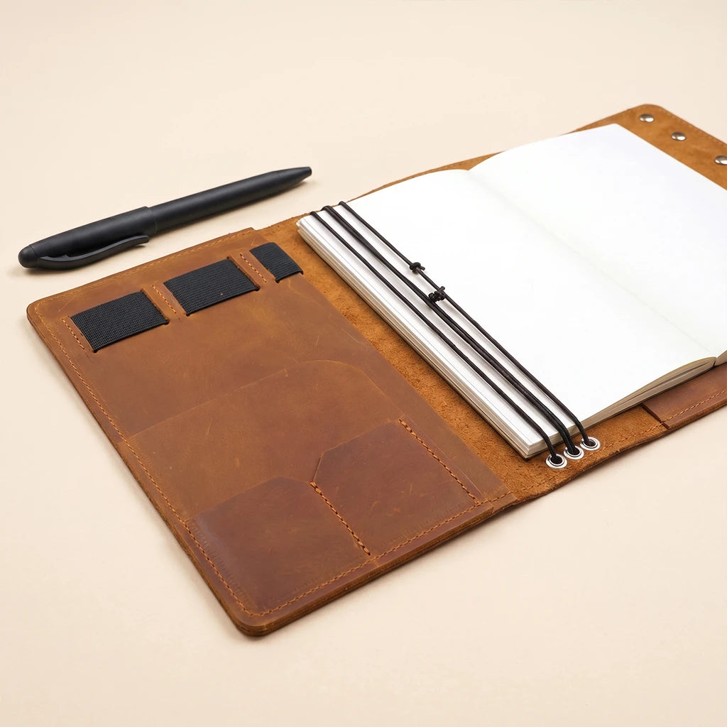 Leather Planner Cover A6