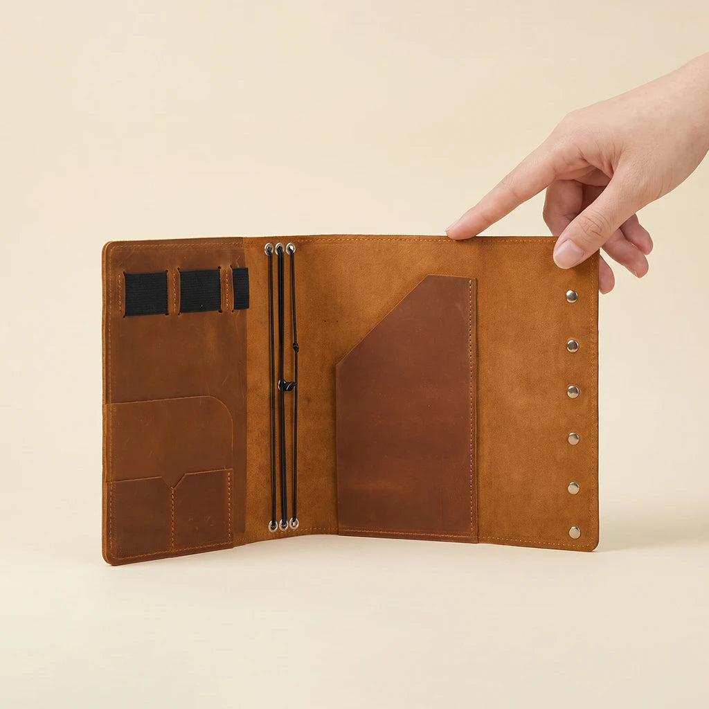 Handmade Leather Journal A6