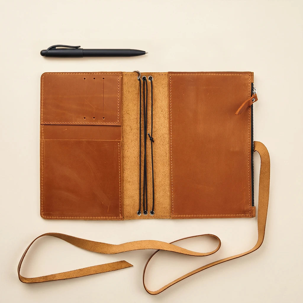 Notebook Cover with Pockets
