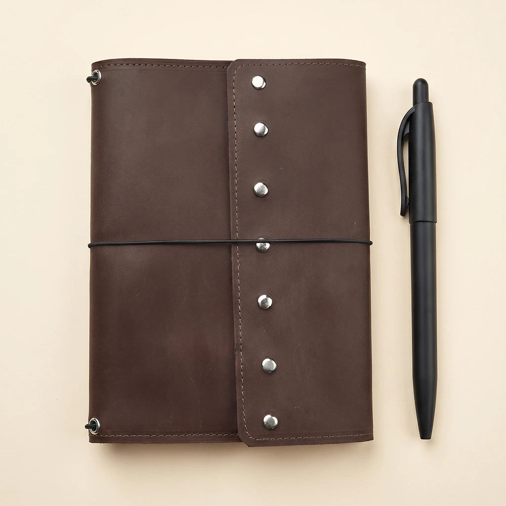 Refillable Leather Notebook
