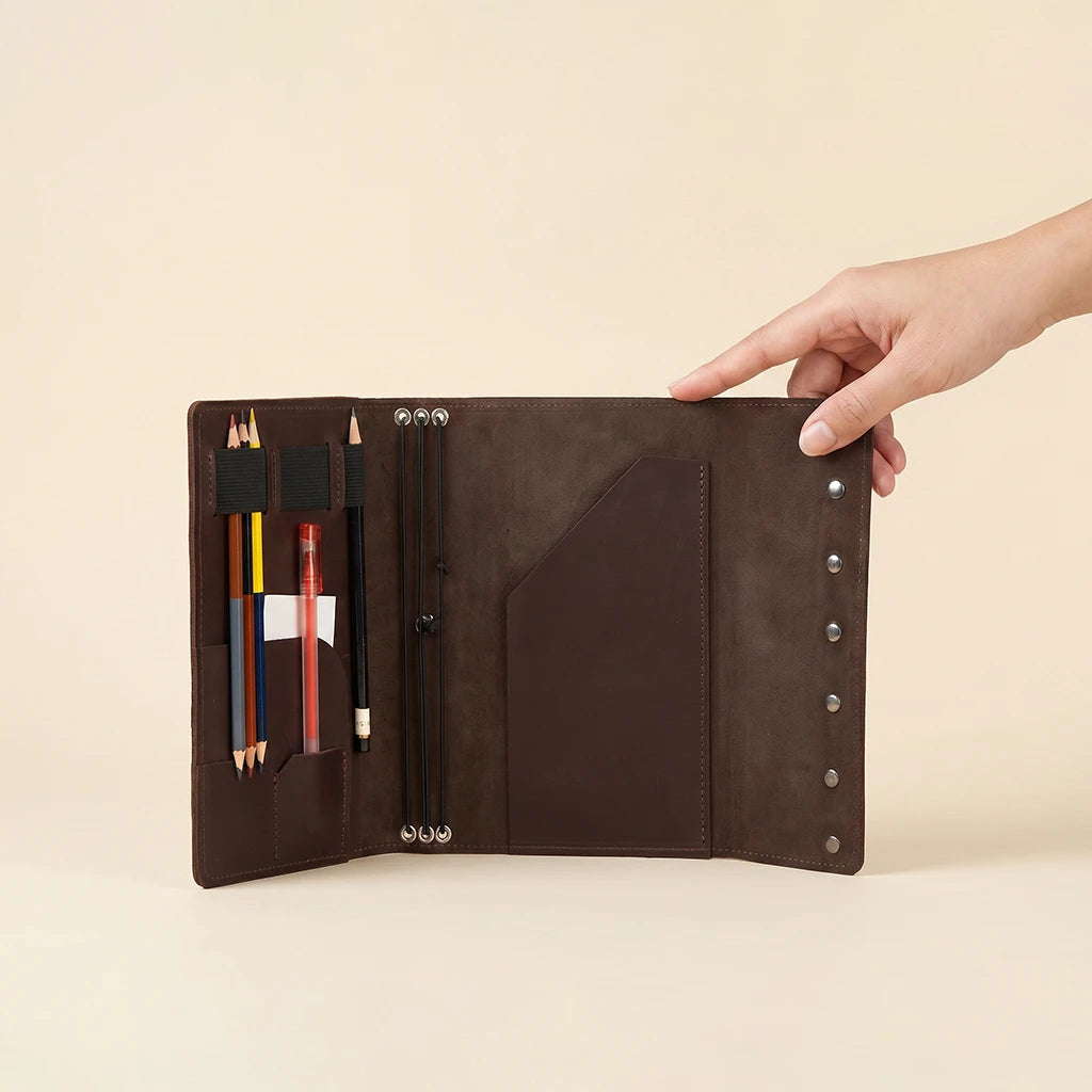 Leather Planner Cover