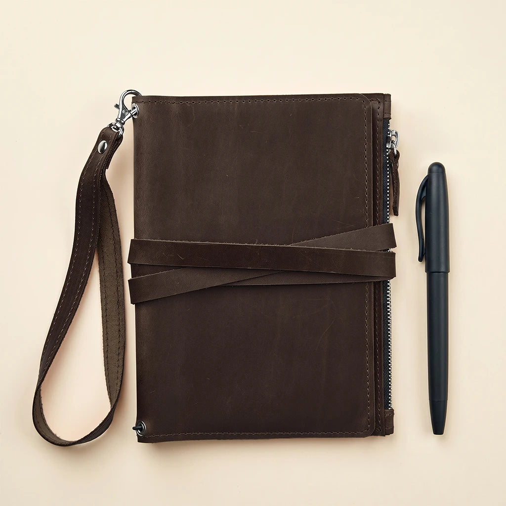 A5 Notebook Cover with Strap