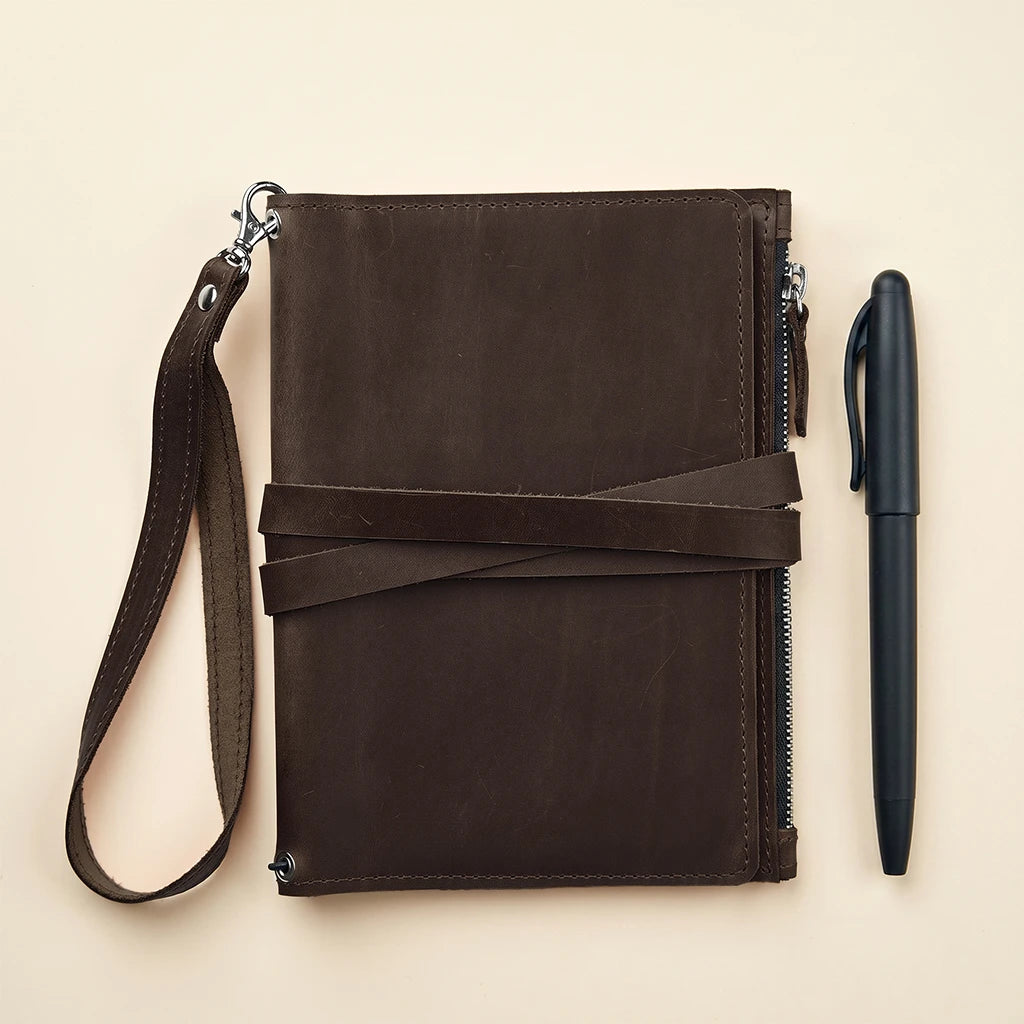 A6 Notebook with Wrist Strap