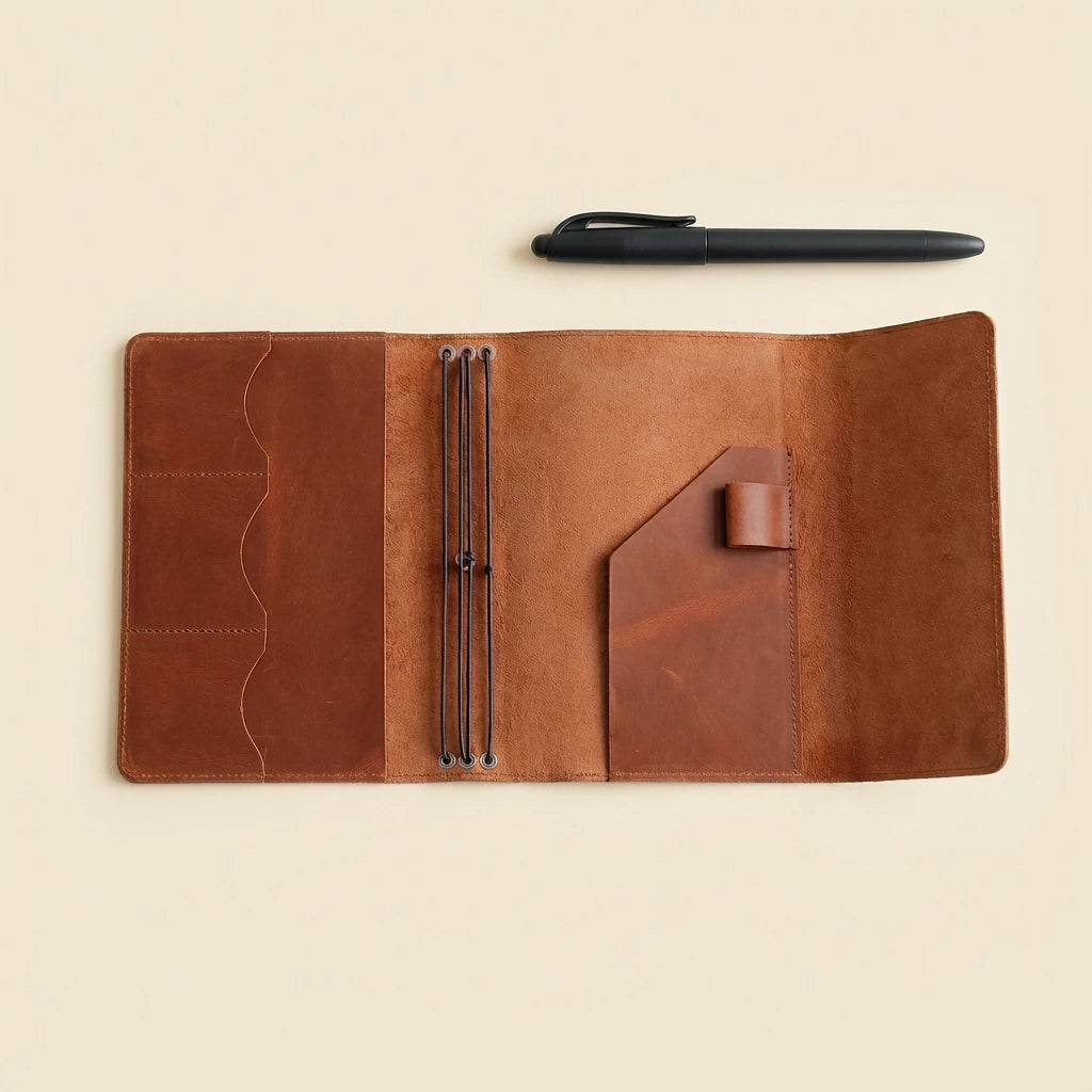 A4 Leather Notebook Cover
