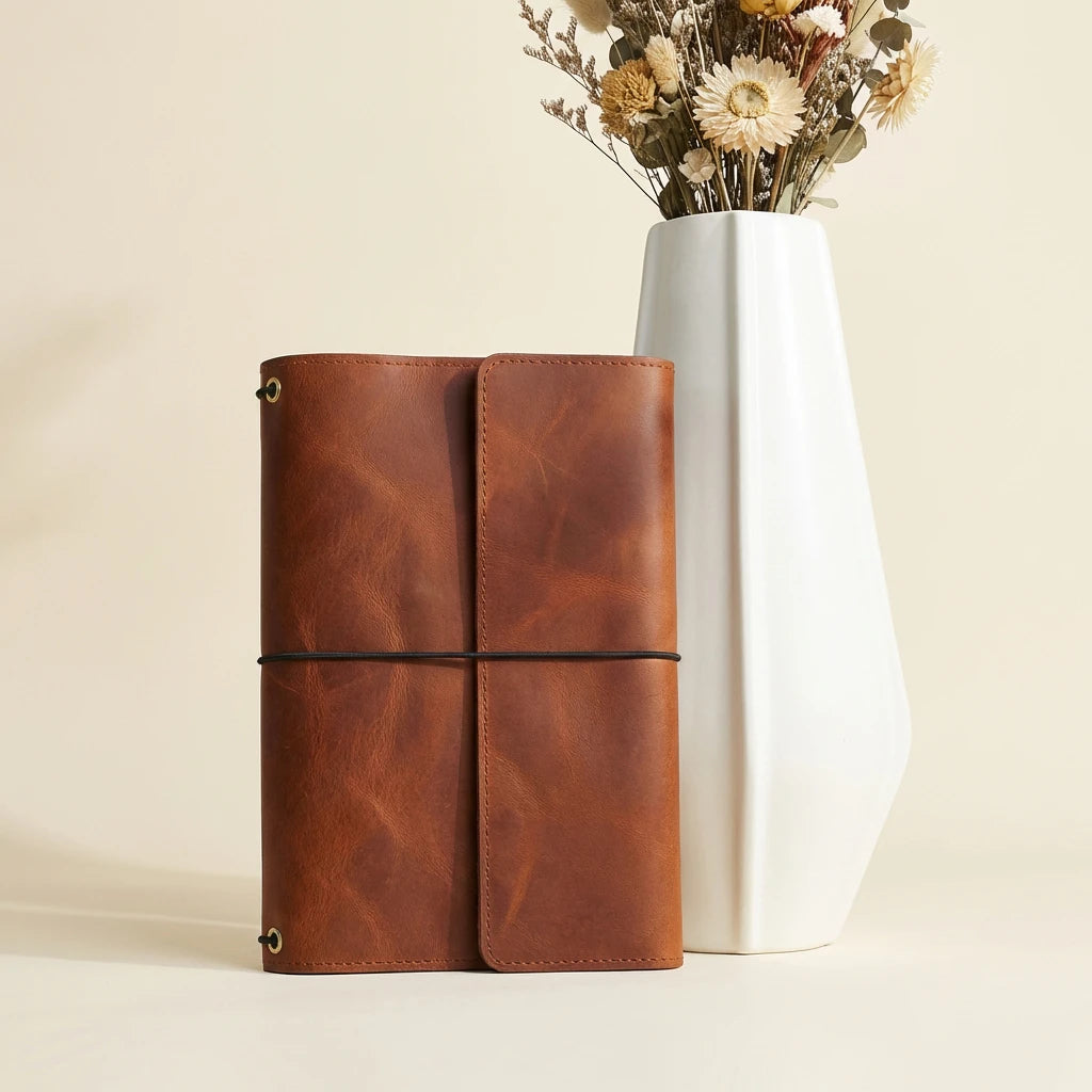 A4 Leather Journal Cover