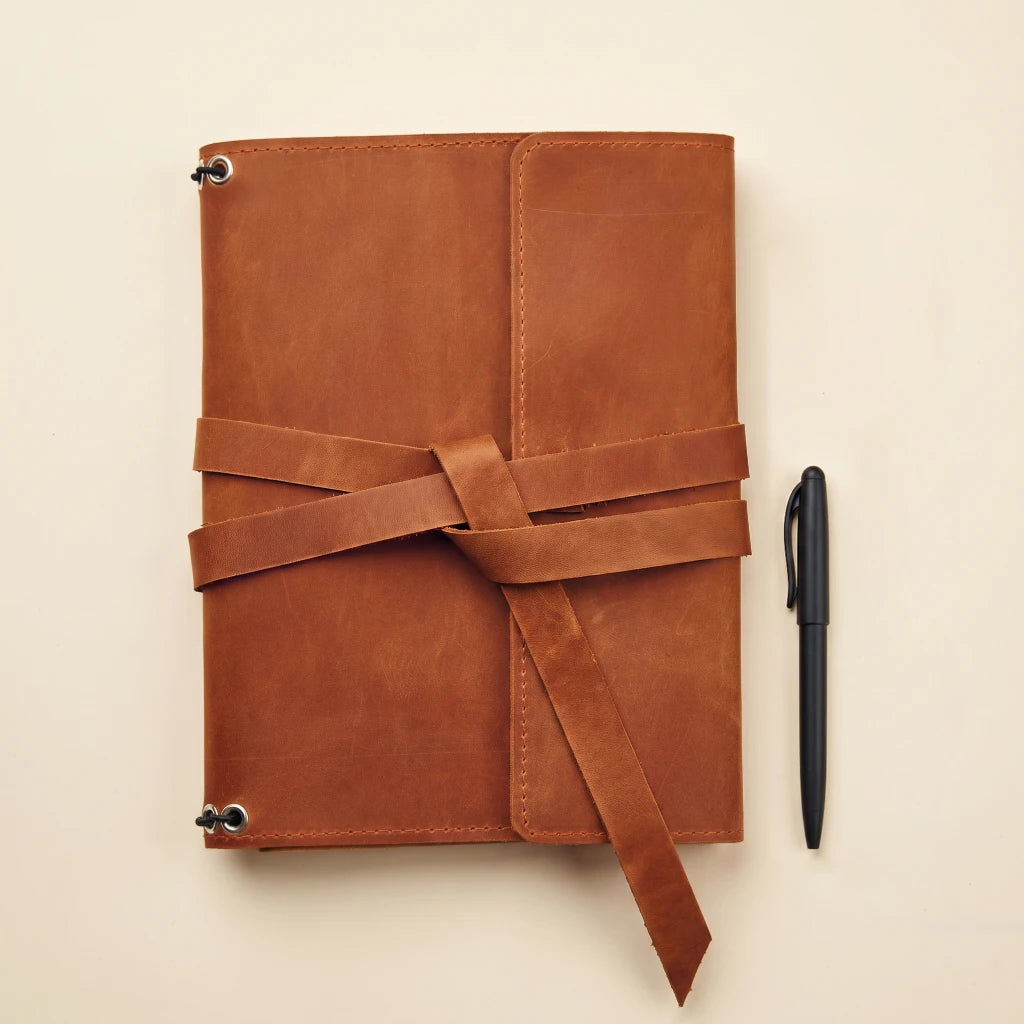 A4 Leather Notebook