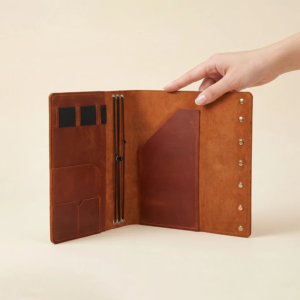 Leather Planner Cover