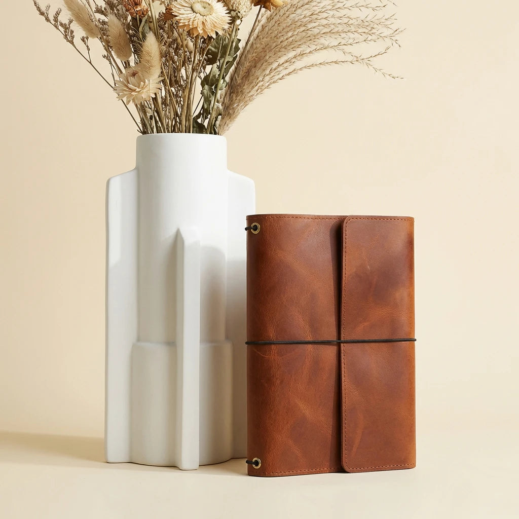 Refillable Leather Notebook