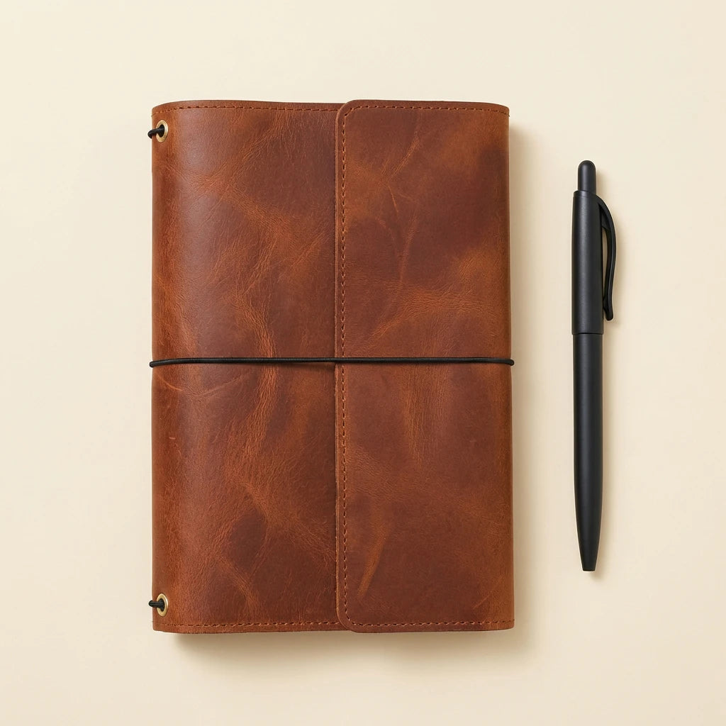 Notebook Cover with Paper