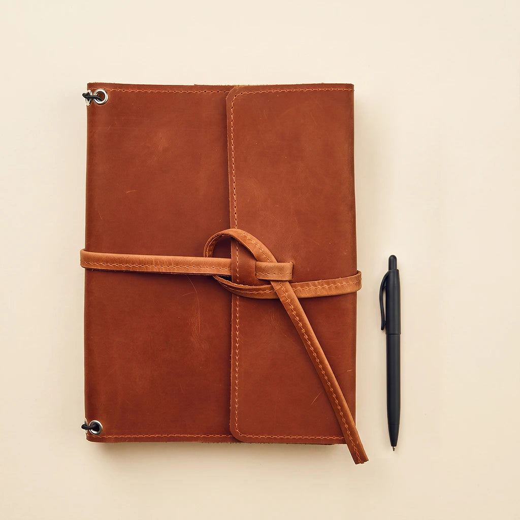 A4 Leather Notebook