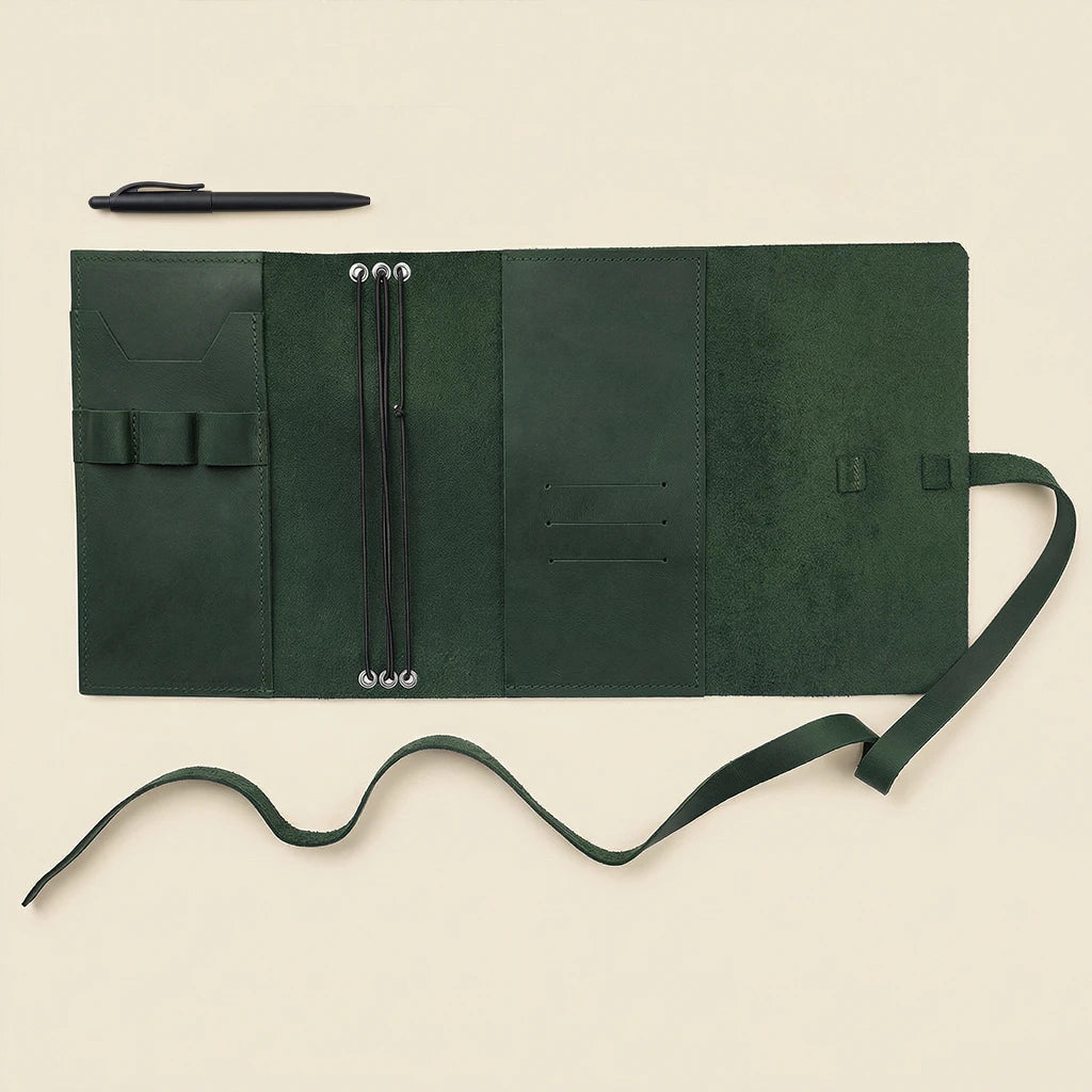 Green Notebook Cover A4