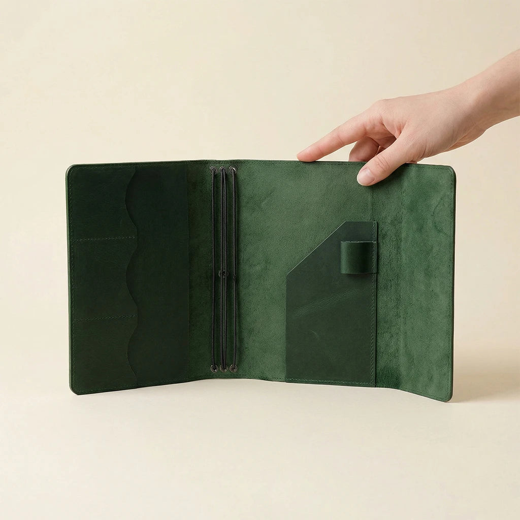 Engraved Leather Journal A5