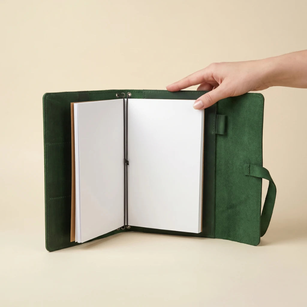 Green Notebook Cover A5