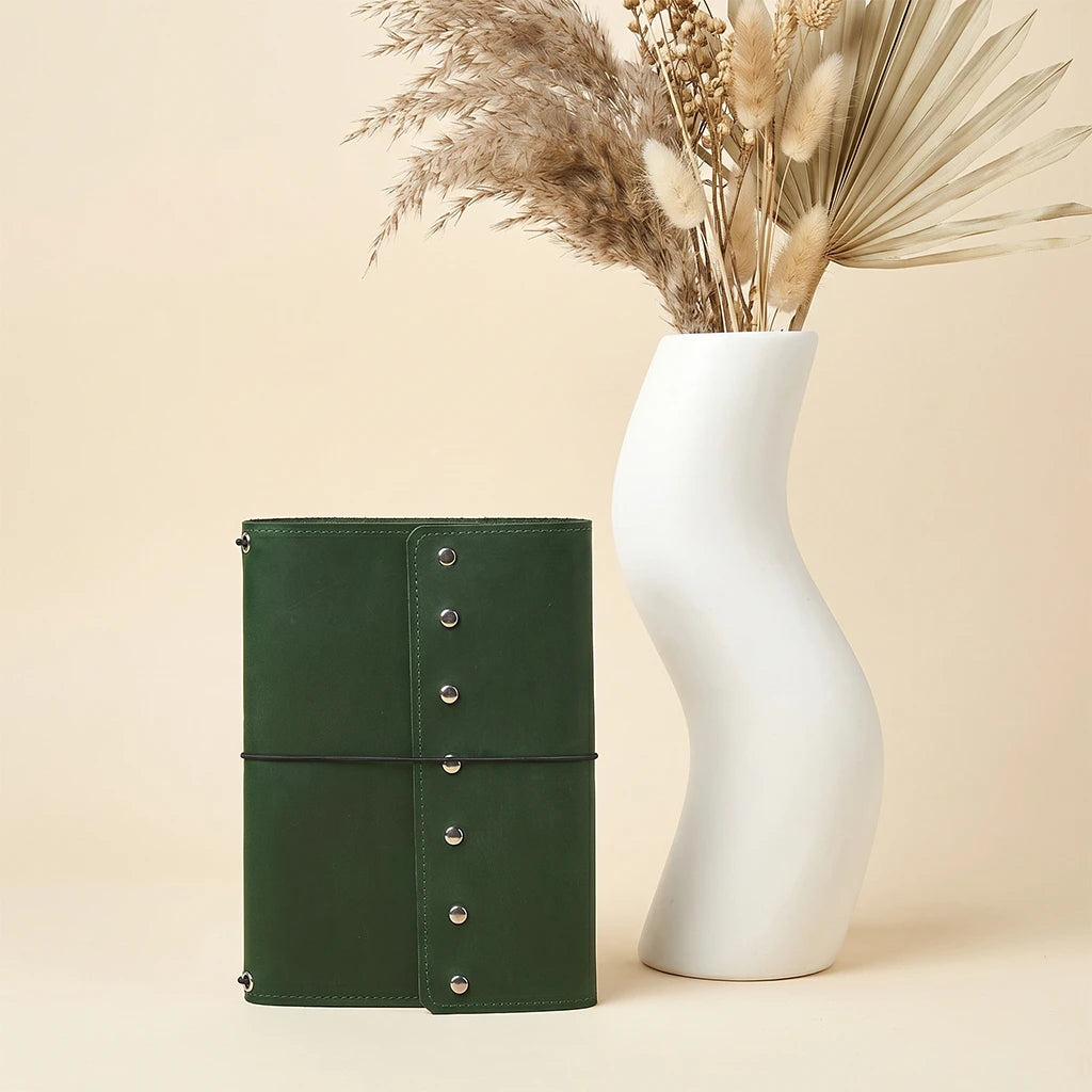 Refillable Notebook Green