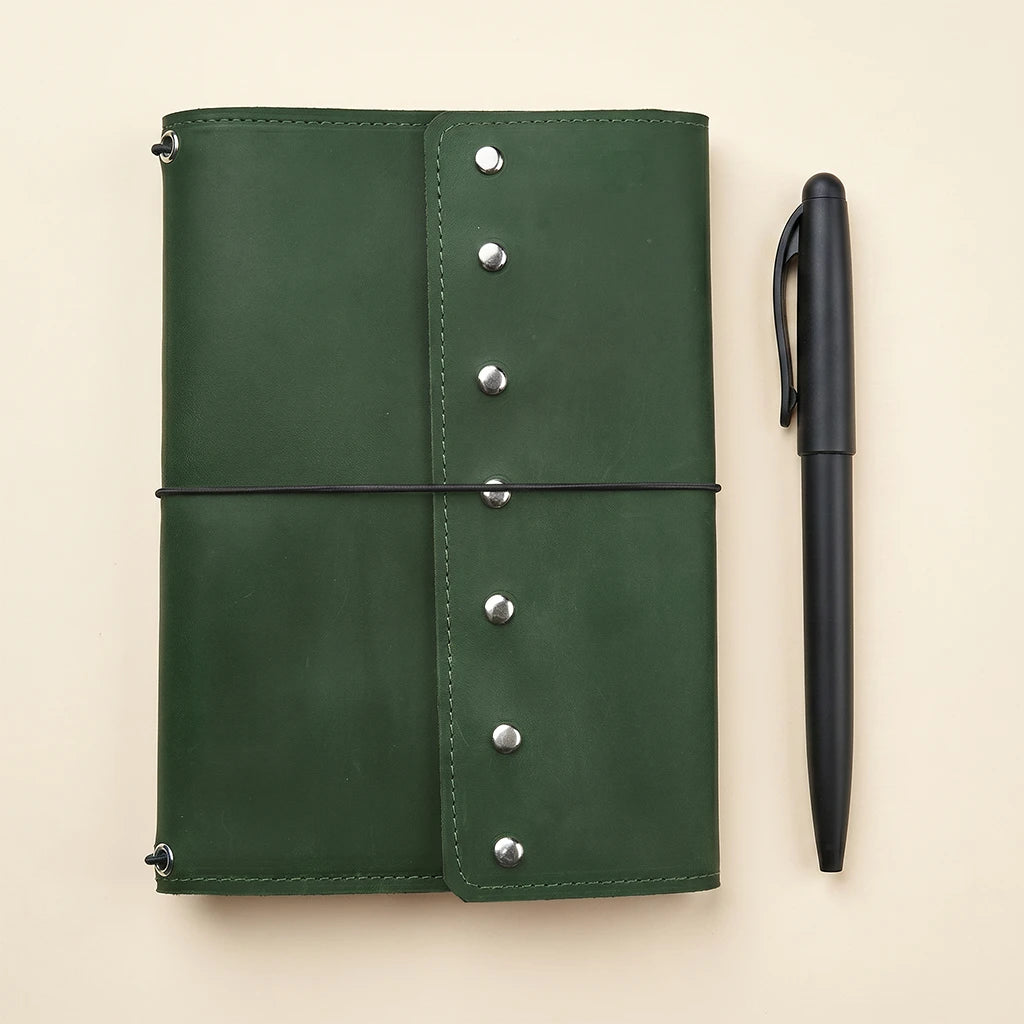 Green Leather Journal Cover