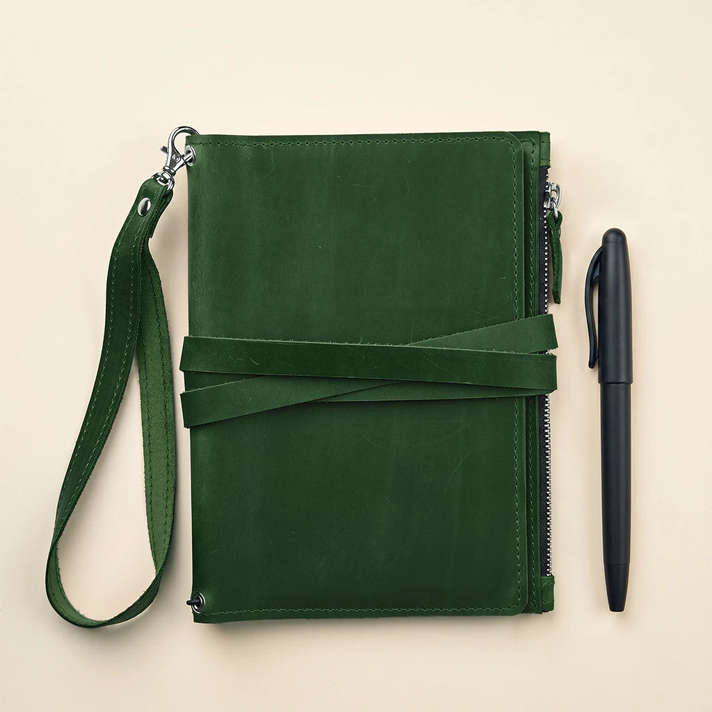 Engraved Leather Notebook