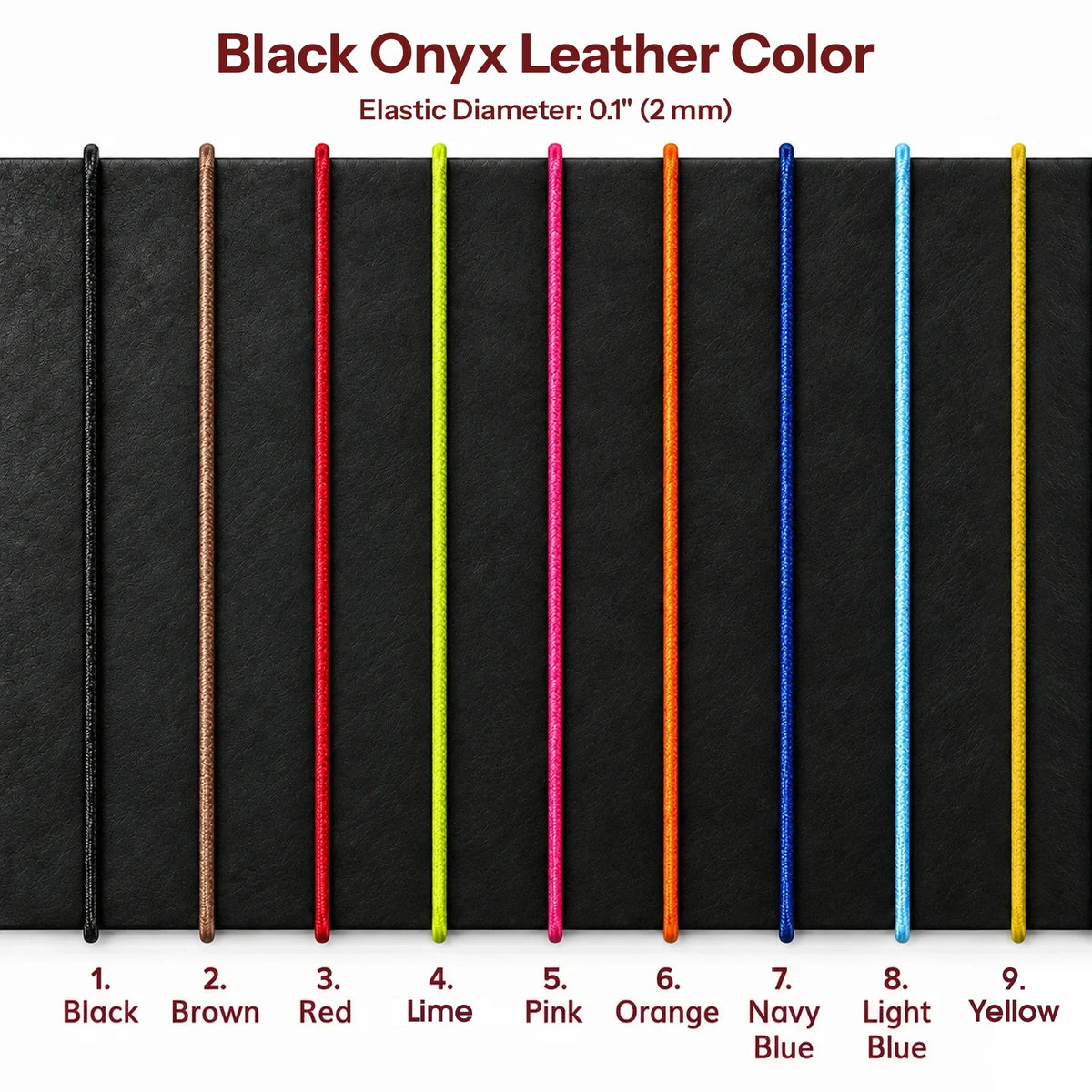 Natural leather cover for notebooks with multiple pockets and three secure elastic bands