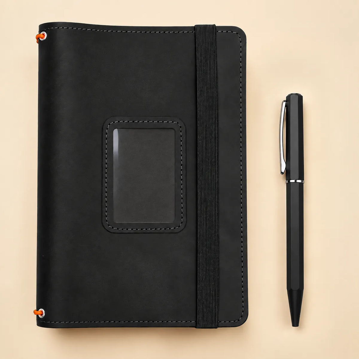 Genuine Crazy Horse leather journal sleeve with durable material and timeless rustic elegance.