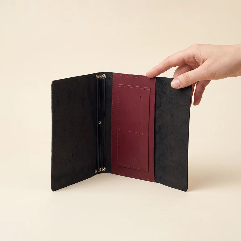 Journal Cover with Elastic Bands