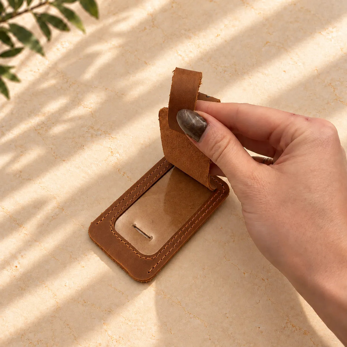 Leather Bag Tag