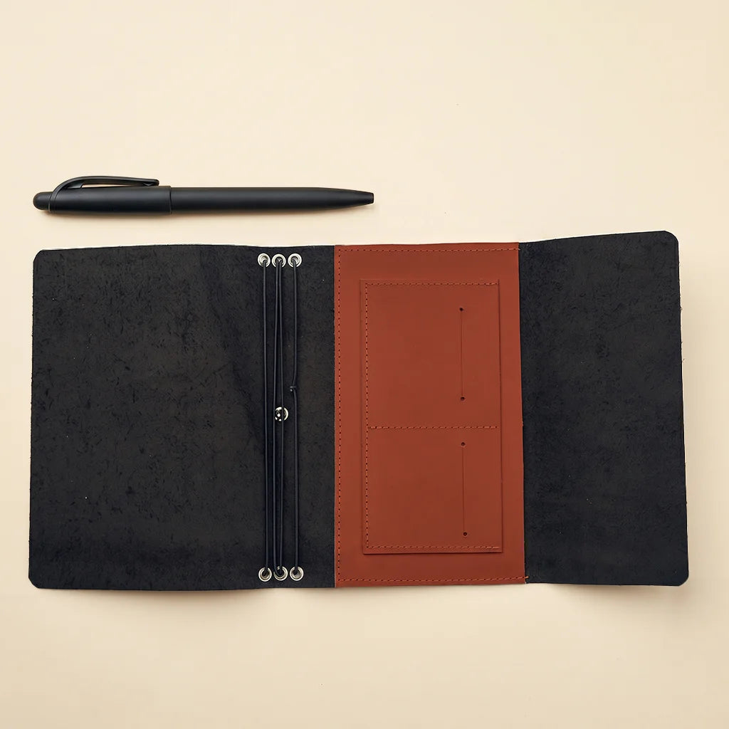 Journal Cover with Elastci Bands