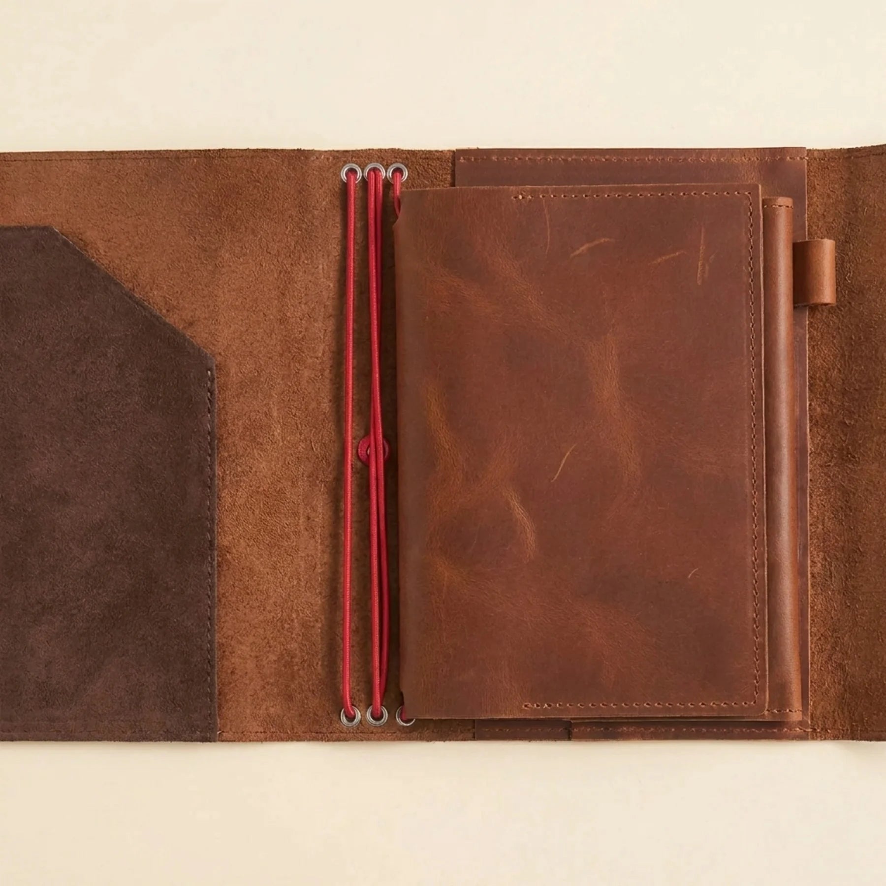 Premium leather insert for travelers notebook and planner cover