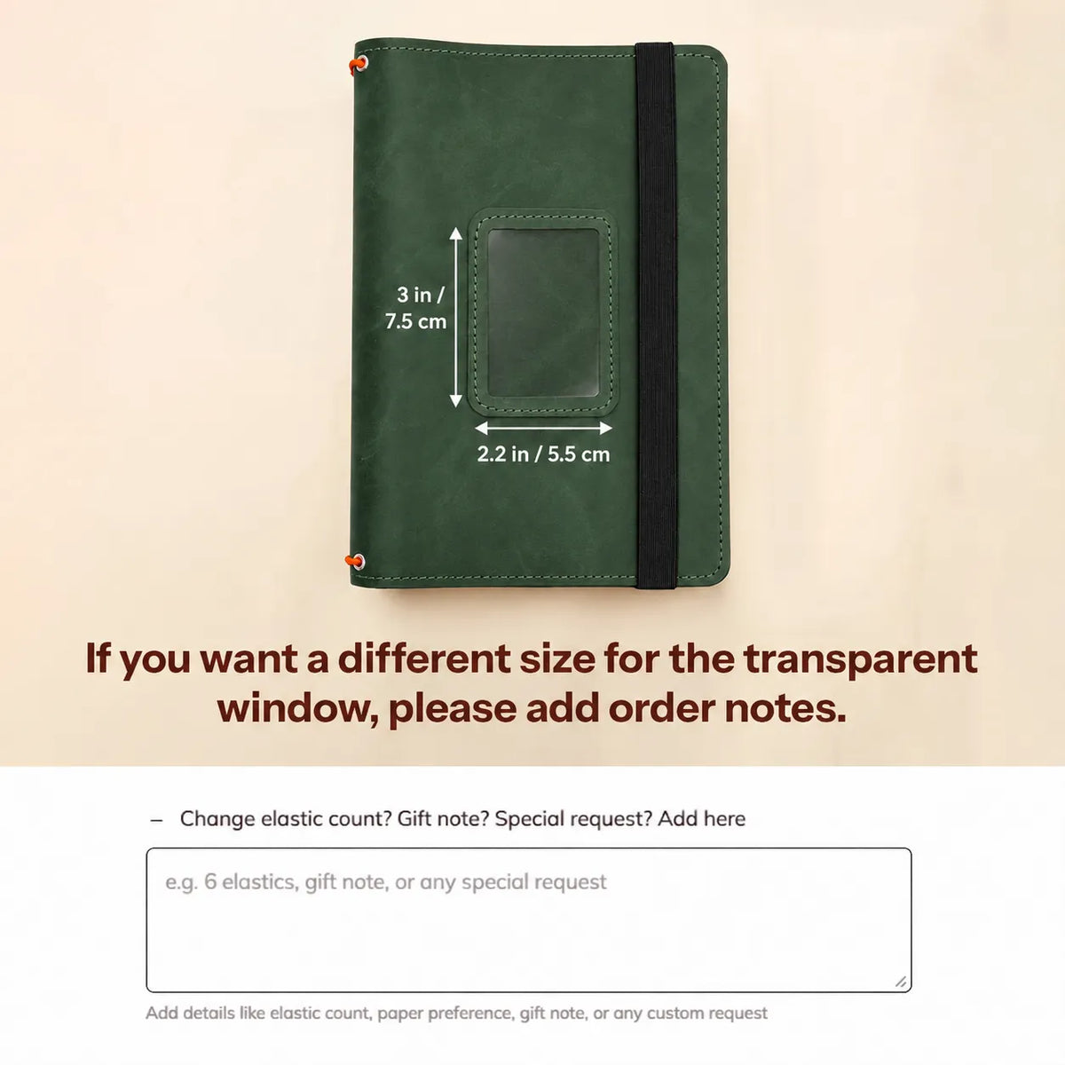 Premium first-grade leather journal cover showcasing natural grain patterns.