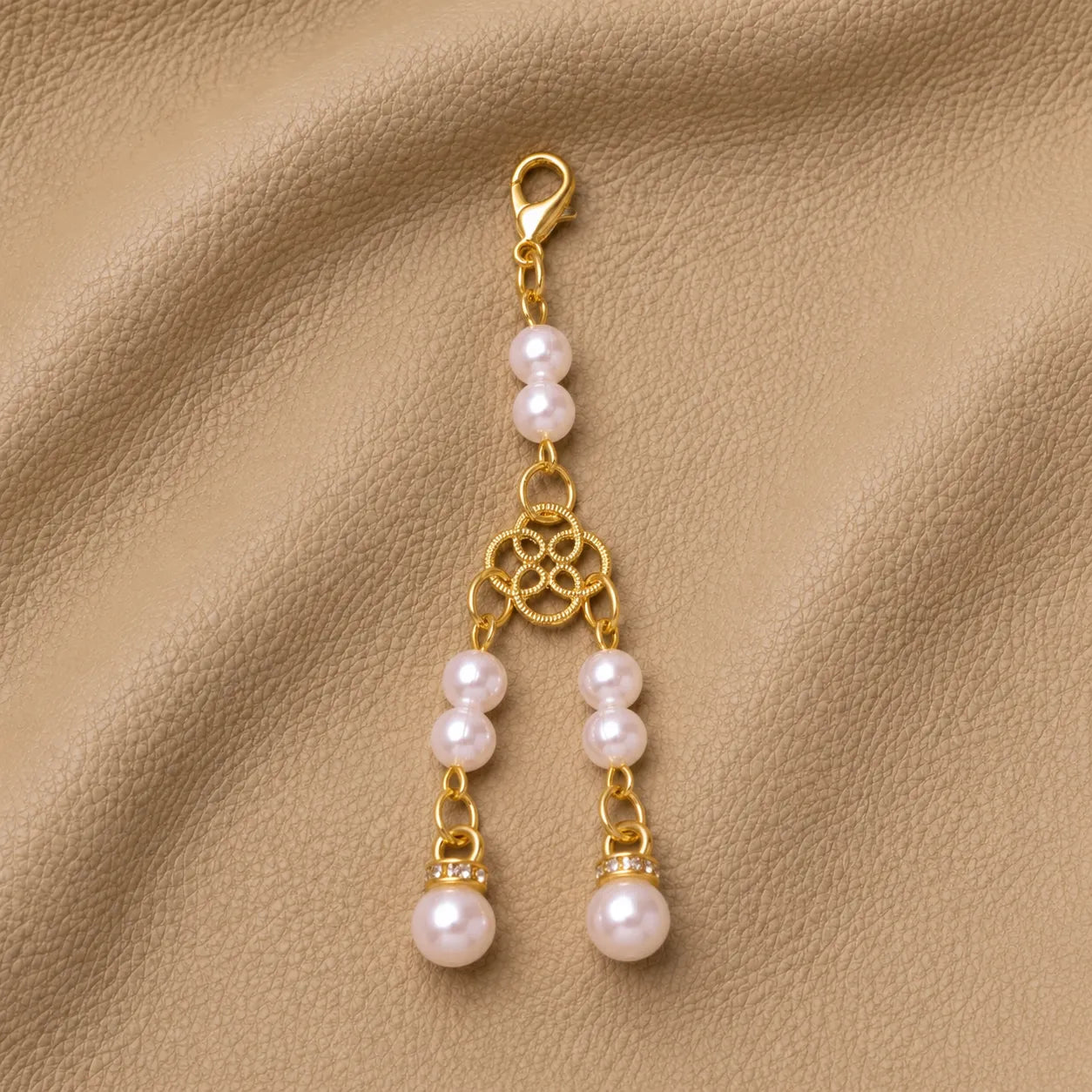 Journal pendant charm for traveler's notebook cover, elegant planner decoration accessory.