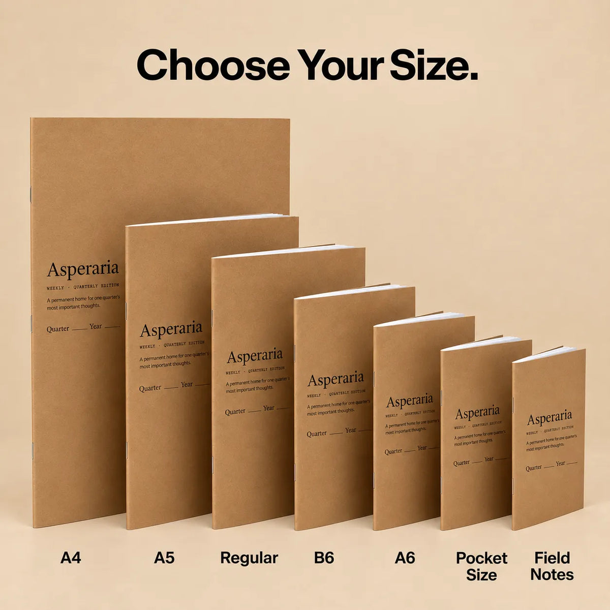 Weekly Planner Paper Refill — 52 Pages