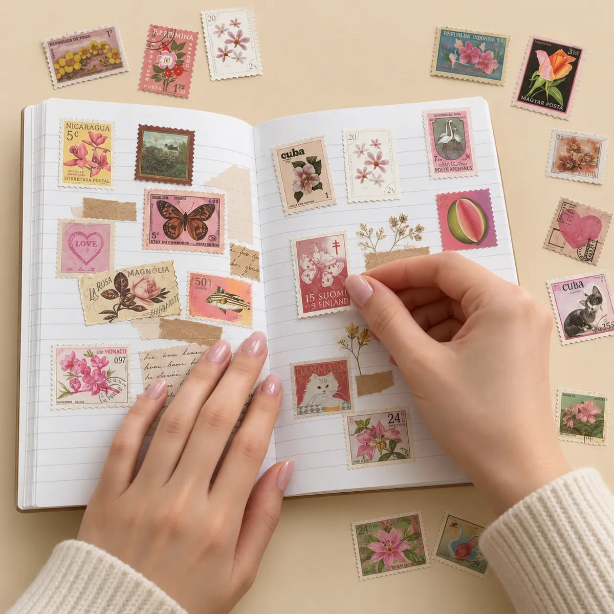 Scrapbooking Stickers Fleur