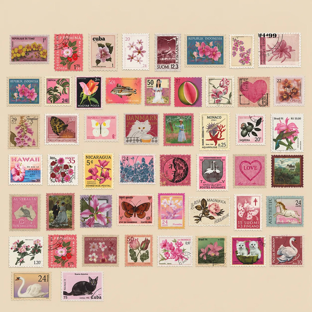 Scrapbooking Stickers Fleur