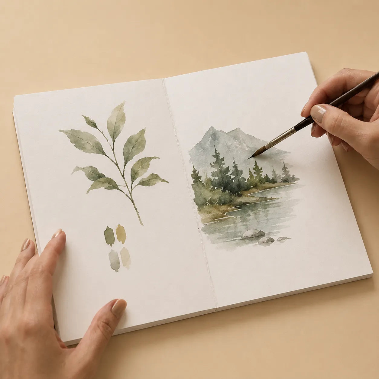 Watercolor Paper Refill — 40 Pages