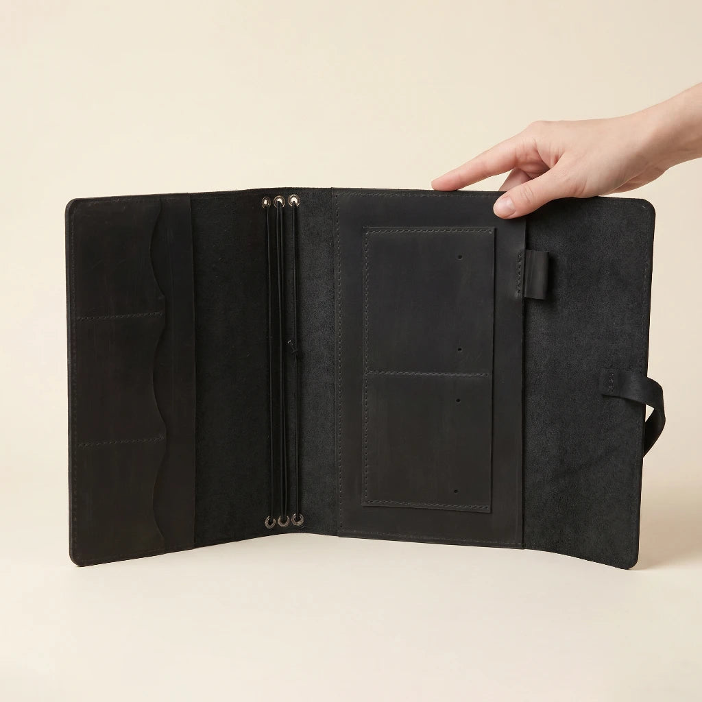 Black Notebook Cover A4