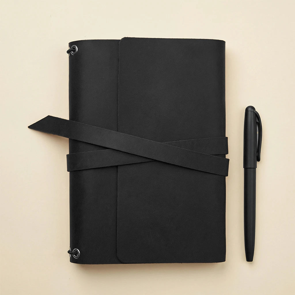 Black Personalized Journal