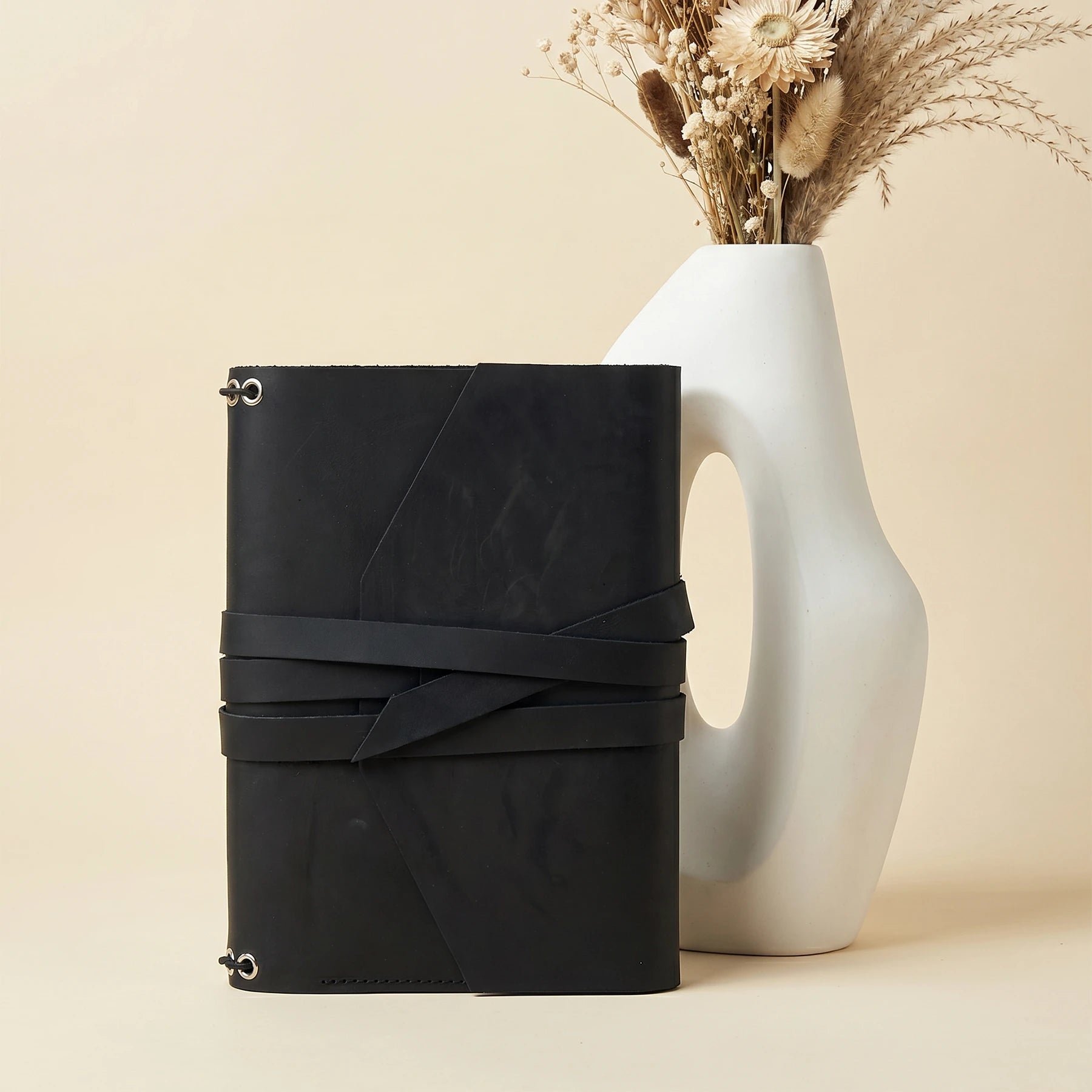 Black Leather Notebook A5